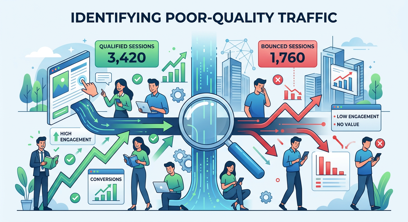 identifying poor quality traffic