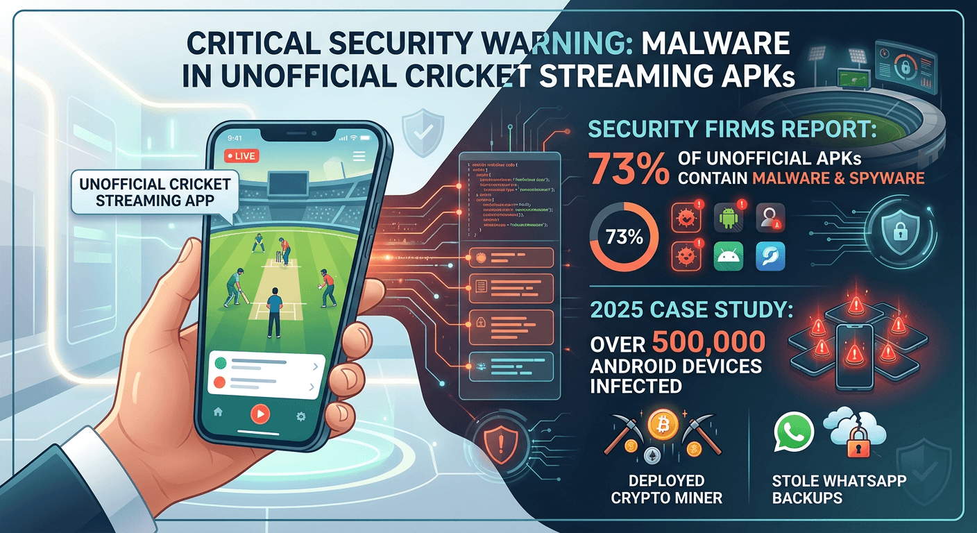 Legal vs Unofficial Cricket Streaming Apps