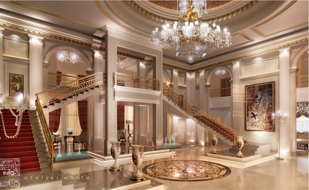 atelier white interior