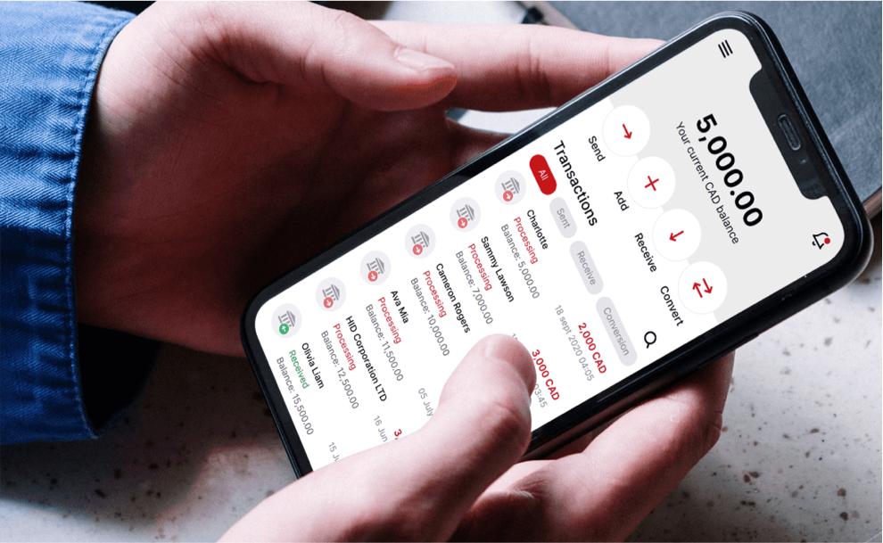 web and mobile design for canadian client